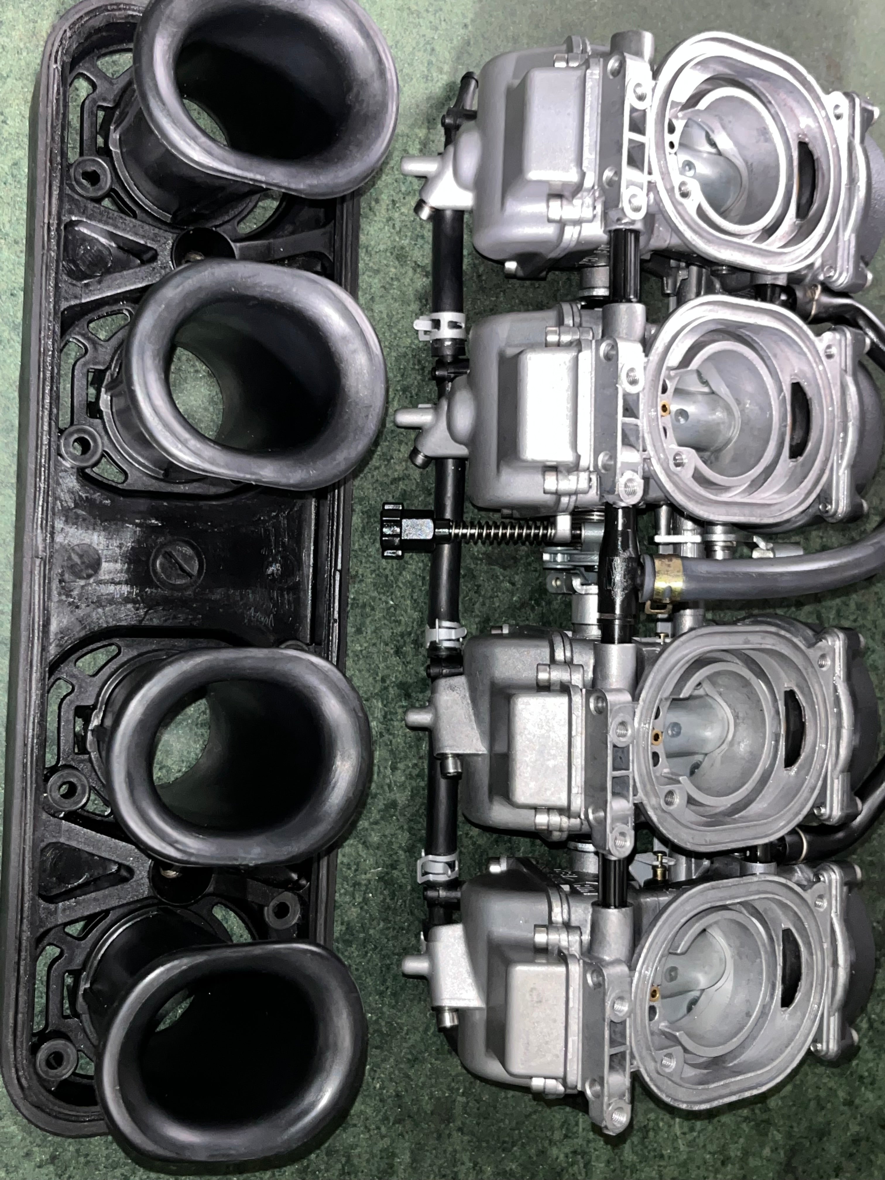 Kawasaki ZZR600/ZX6R Carburettors “The Showroom Package” Stock Setup With Trumpets