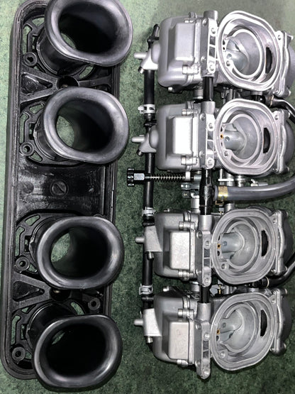 Kawasaki ZZR600/ZX6R Carburettors “The Showroom Package” Stock Setup With Trumpets